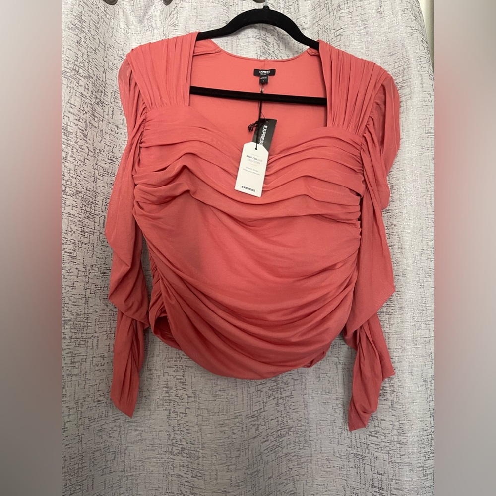 Express ruched blouse